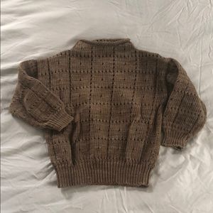 Misha and puff olive green sweater